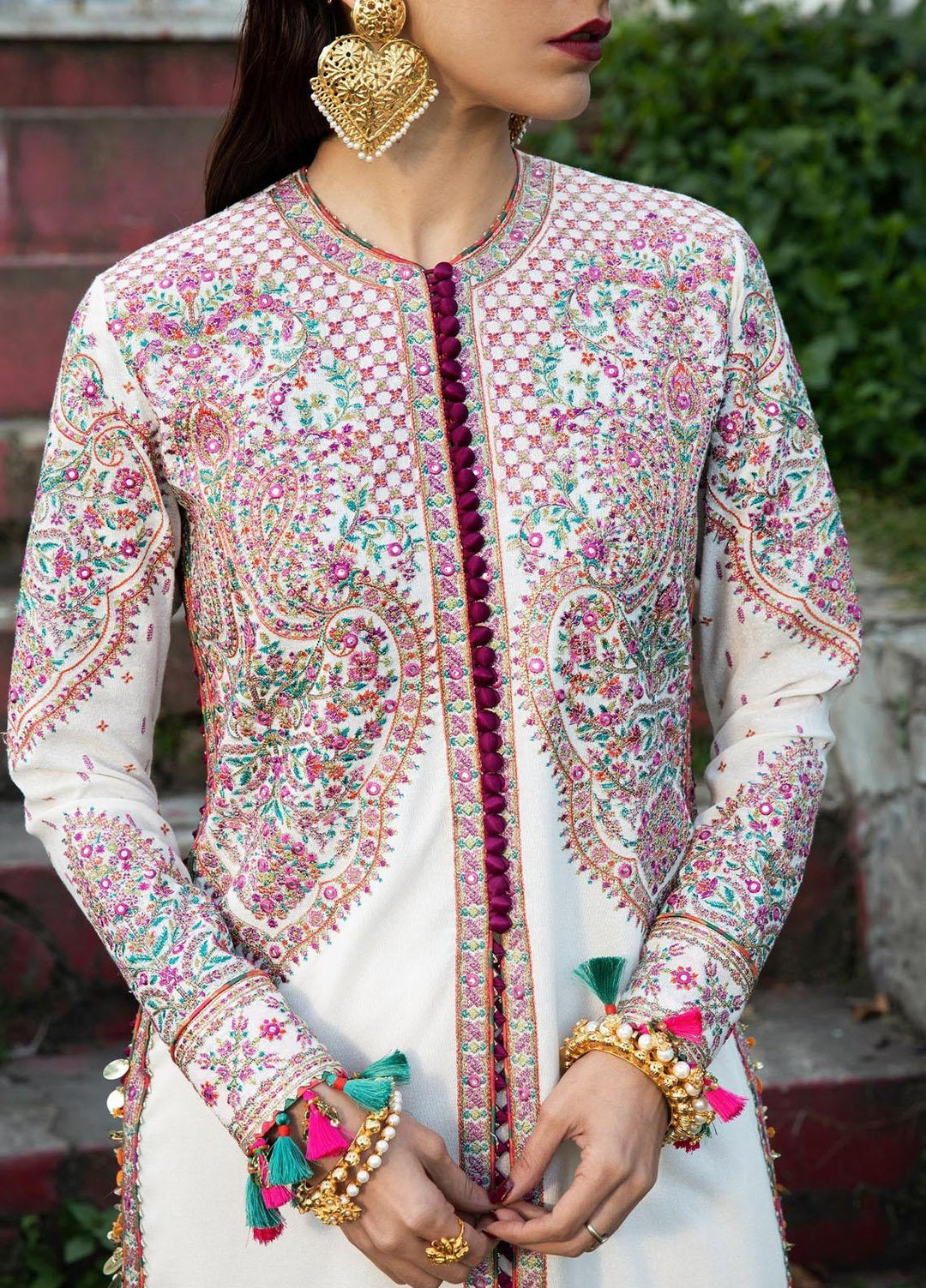 Hussain Rehar Embroidered Karandi Suits Unstitched 3 Piece HRR22AW Zoon - Winter Collection