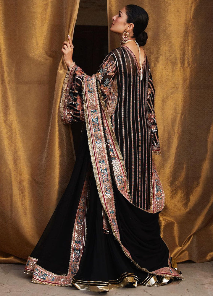 Hussain Rehar Embroidered Chiffon Suits Unstitched 3 Piece HRR24LF Tamam - Luxury Collection