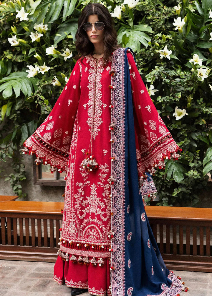 Hussain Rehar Embroidered Karandi Suit Unstitched 3 Piece HRR24W Aman - Winter Collection