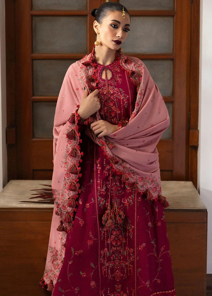 Hussain Rehar Embroidered Karandi Suit Unstitched 3 Piece HRR24W Amani - Winter Collection