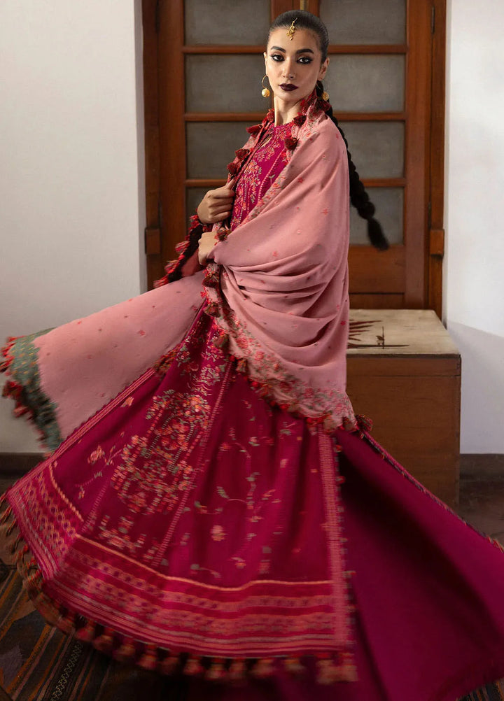 Hussain Rehar Embroidered Karandi Suit Unstitched 3 Piece HRR24W Amani - Winter Collection