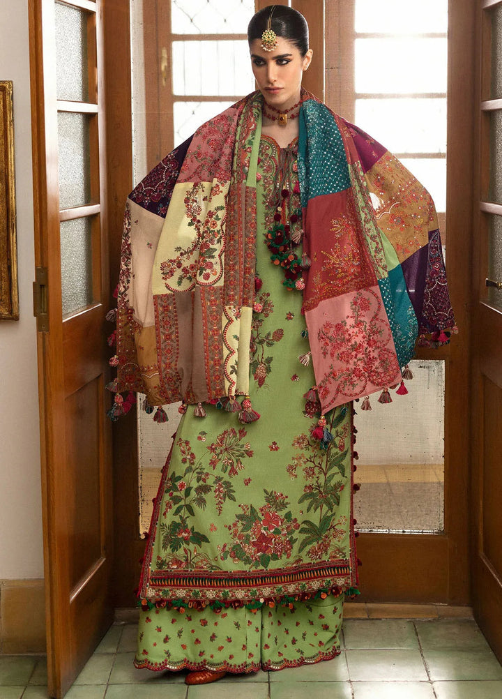 Hussain Rehar Embroidered Karandi Suit Unstitched 3 Piece HRR24W Mosy - Winter Collection