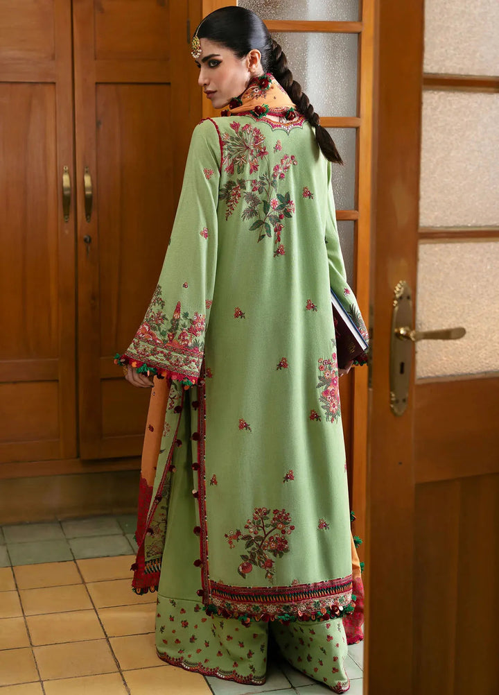 Hussain Rehar Embroidered Karandi Suit Unstitched 3 Piece HRR24W Mosy - Winter Collection