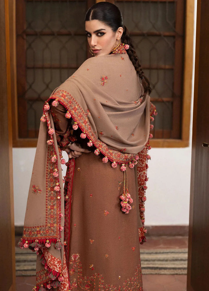 Hussain Rehar Embroidered Karandi Suit Unstitched 3 Piece HRR24W Shay - Winter Collection