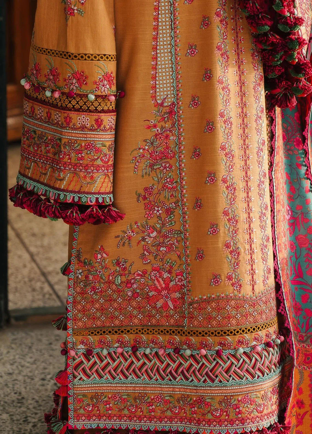 Hussain Rehar Embroidered Khaddar Suits Unstitched 3 Piece HRR24WS Horain - Winter Collection