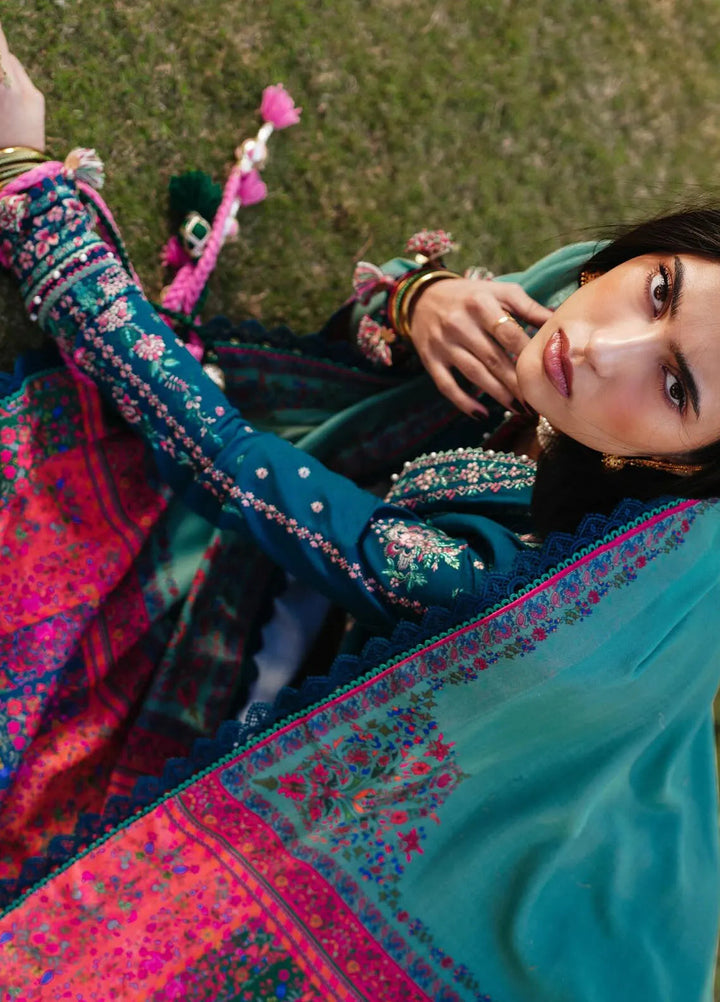 Hussain Rehar Embroidered Khaddar Suits Unstitched 3 Piece HRR24WS Jamil - Winter Collection