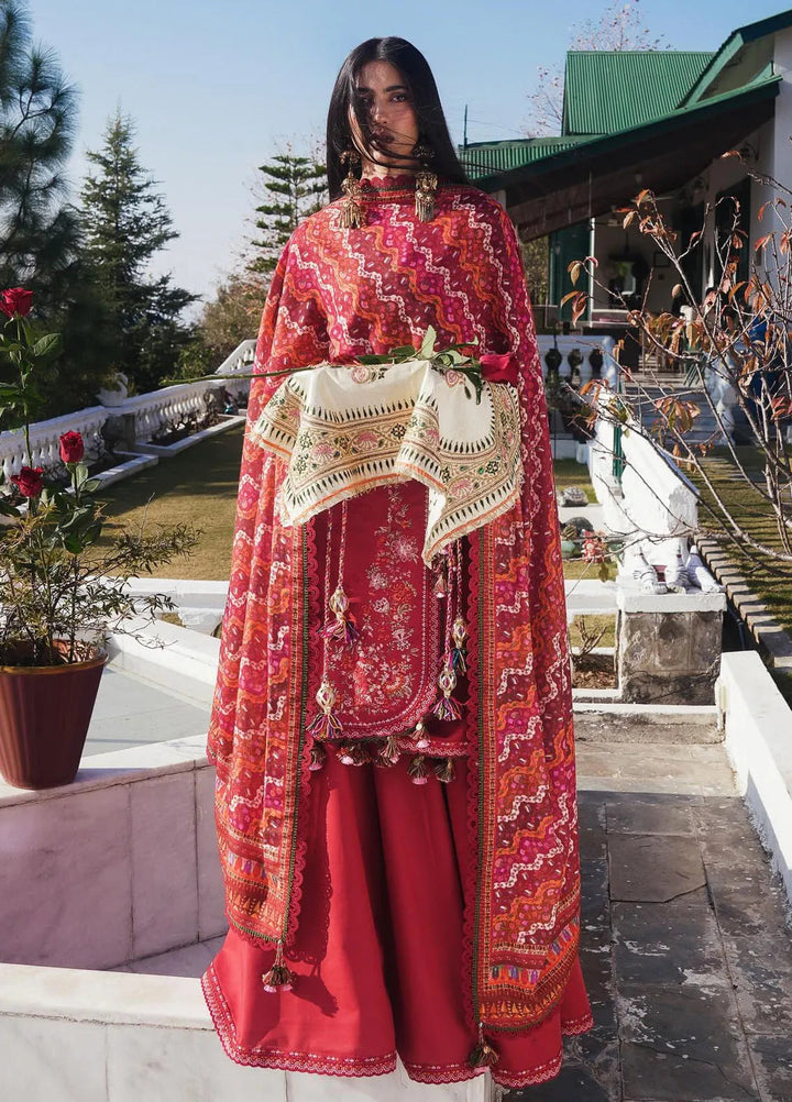 Hussain Rehar Embroidered Khaddar Suits Unstitched 3 Piece HRR24WS Mana - Winter Collection