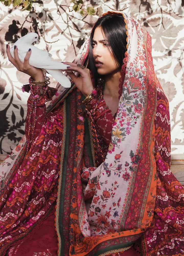 Hussain Rehar Embroidered Khaddar Suits Unstitched 3 Piece HRR24WS Mana - Winter Collection