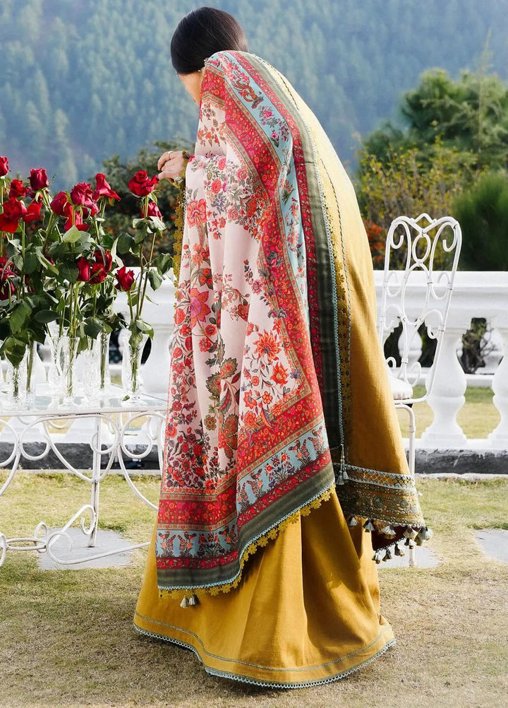 Hussain Rehar Embroidered Khaddar Suits Unstitched 3 Piece HRR24WS Sehr - Winter Collection