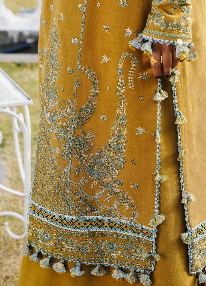 Hussain Rehar Embroidered Khaddar Suits Unstitched 3 Piece HRR24WS Sehr - Winter Collection