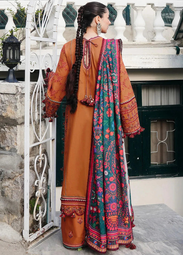 Hussain Rehar Embroidered Khaddar Suits Unstitched 3 Piece HRR24WS Tamar - Winter Collection
