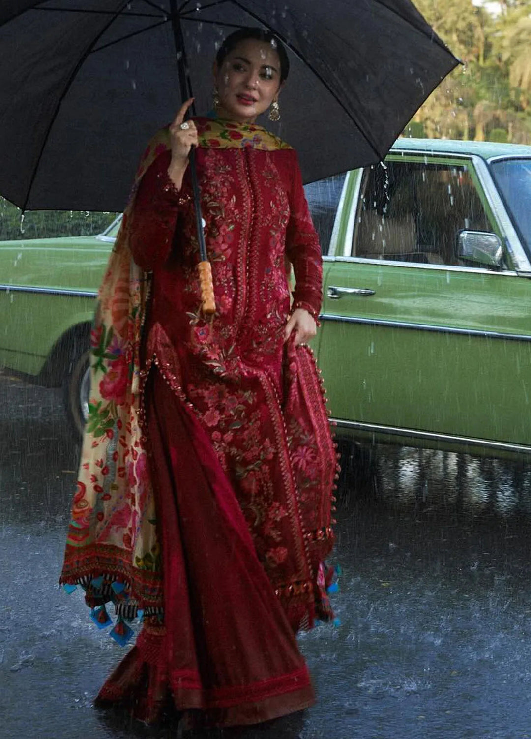 Hussain Rehar Embroidered Lawn Suit Unstitched 3 Piece HRR24S Bloom - Summer Collection