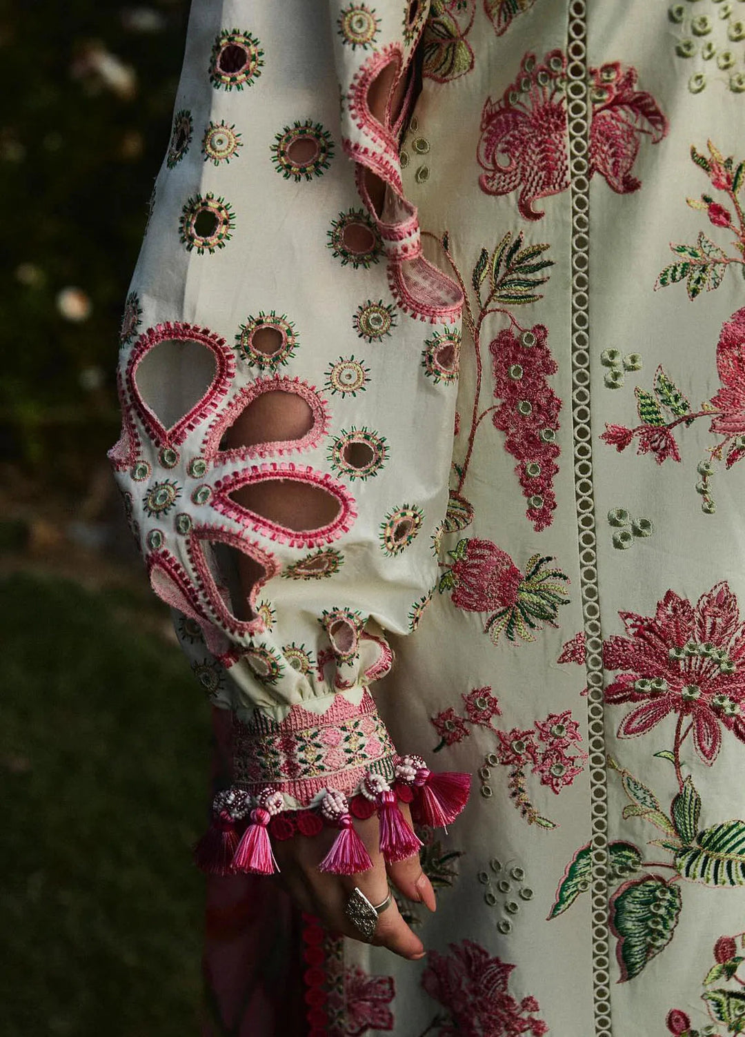 Hussain Rehar Embroidered Lawn Suit Unstitched 3 Piece HRR24S Gleam - Summer Collection