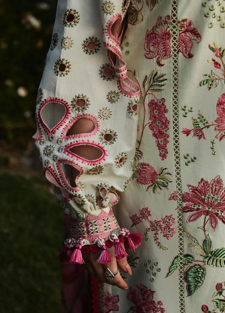 Hussain Rehar Embroidered Lawn Suit Unstitched 3 Piece HRR24S Gleam - Summer Collection