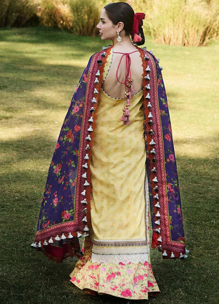 Hussain Rehar Embroidered Lawn Suit Unstitched 3 Piece HRR24S Opal - Summer Collection