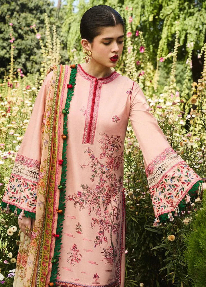 Hussain Rehar Embroidered Lawn Suit Unstitched 3 Piece HRR24S Pune - Summer Collection