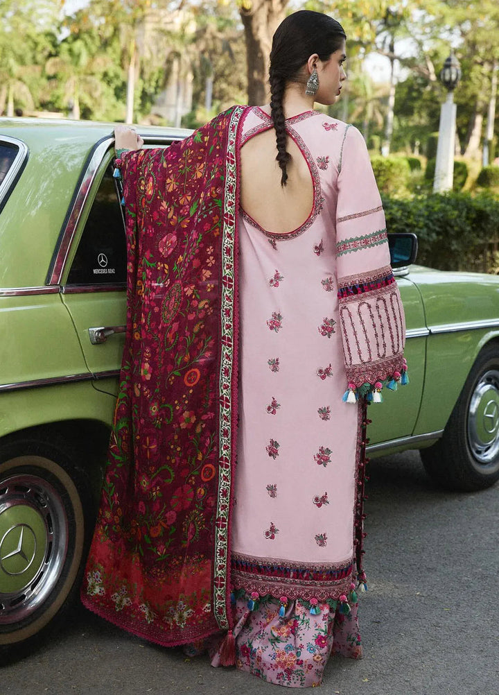 Hussain Rehar Embroidered Lawn Suit Unstitched 3 Piece HRR24S Sakura - Summer Collection