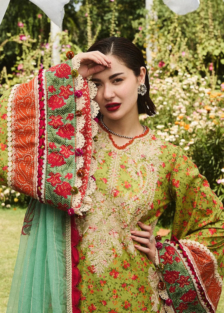 Hussain Rehar Embroidered Lawn Suit Unstitched 3 Piece HRR24S Shein - Summer Collection