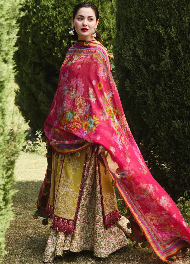 Hussain Rehar Embroidered Lawn Suit Unstitched 3 Piece HRR24S Zest - Summer Collection