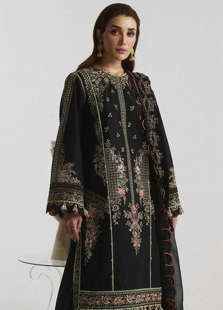 Hussain Rehar Embroidered Lawn Suit Unstitched 3 Piece HRRS24E Aurora - Festive Collection