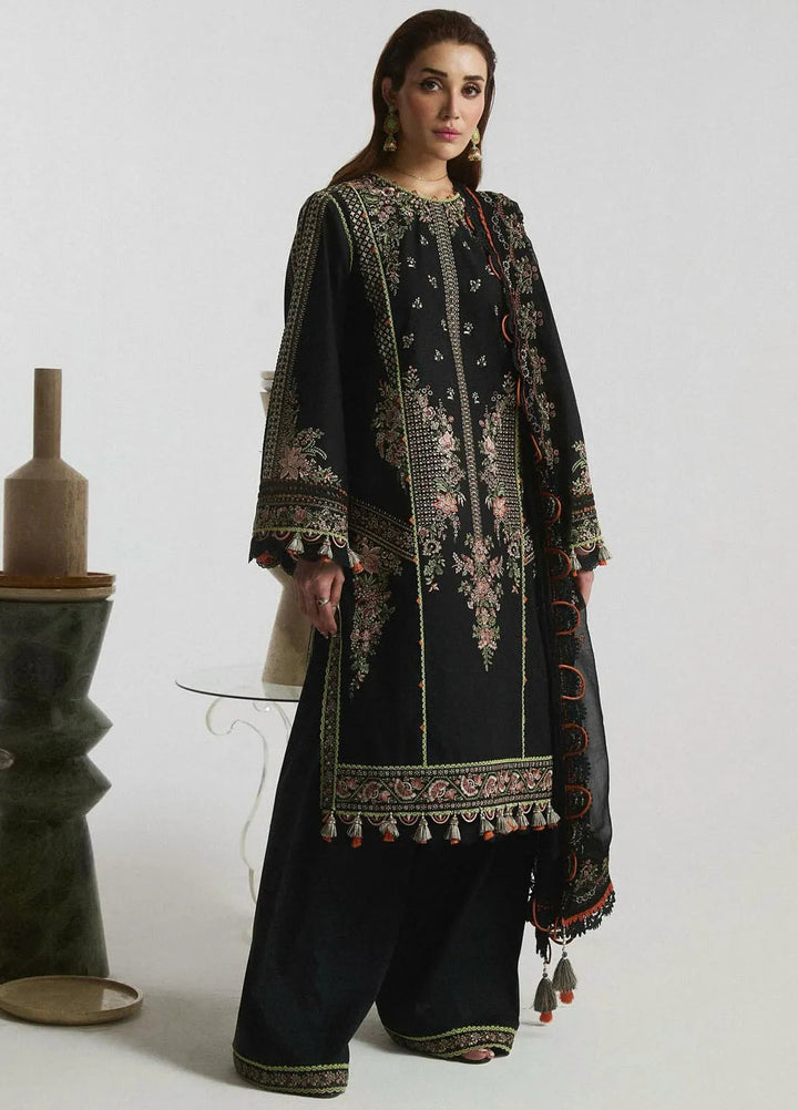 Hussain Rehar Embroidered Lawn Suit Unstitched 3 Piece HRRS24E Aurora - Festive Collection