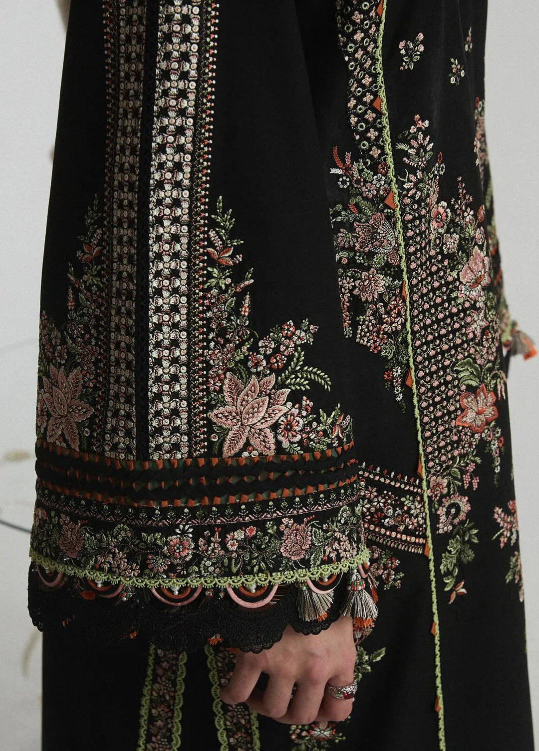 Hussain Rehar Embroidered Lawn Suit Unstitched 3 Piece HRRS24E Aurora - Festive Collection