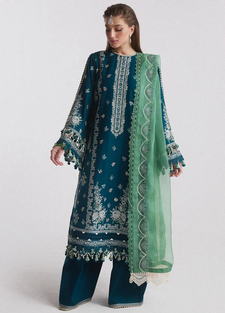 Hussain Rehar Embroidered Lawn Suit Unstitched 3 Piece HRRS24E Vivace - Festive Collection