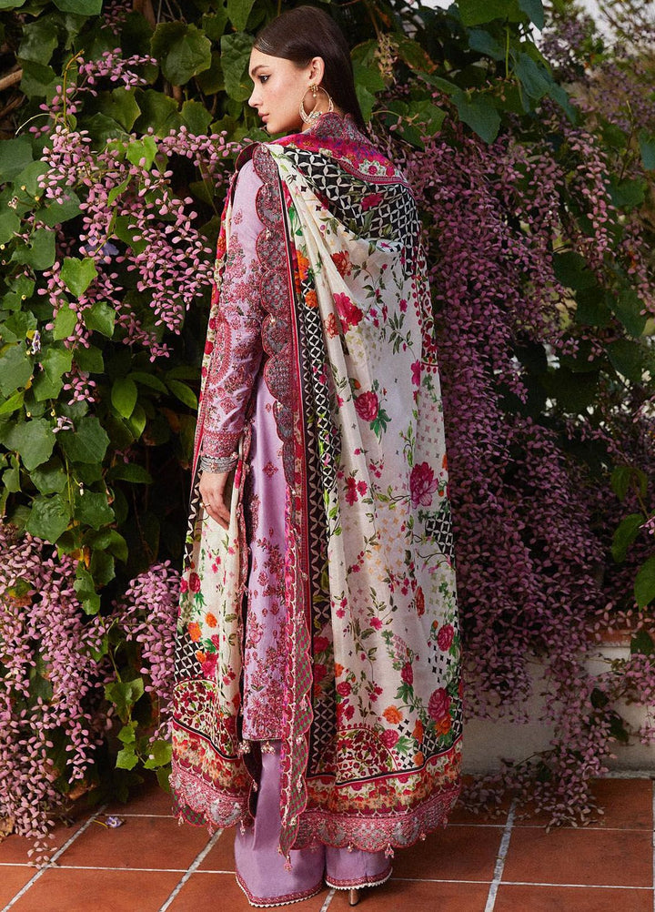 Hussain Rehar Embroidered Lawn Suits Unstitched 3 Piece HRR24EL Ayzel - Luxury Collection