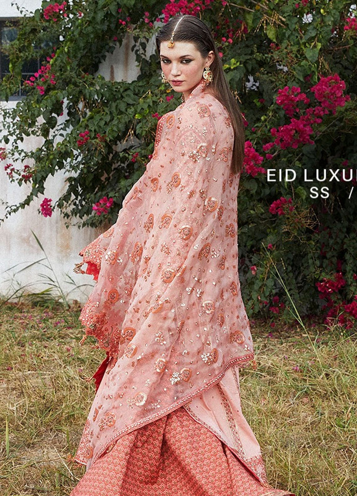 Hussain Rehar Embroidered Lawn Suits Unstitched 3 Piece HRR24EL Nayra - Luxury Collection