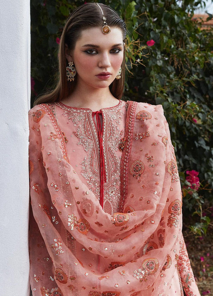Hussain Rehar Embroidered Lawn Suits Unstitched 3 Piece HRR24EL Nayra - Luxury Collection
