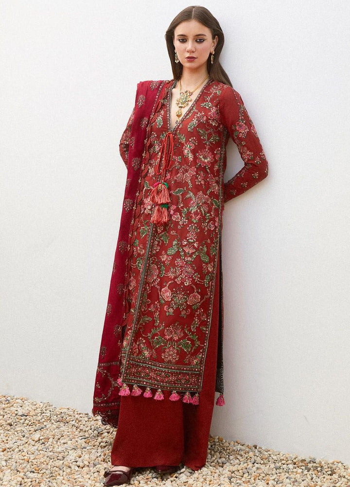 Hussain Rehar Embroidered Lawn Suits Unstitched 3 Piece HRR24EL Ruhi - Luxury Collection