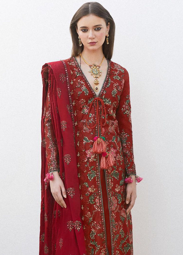 Hussain Rehar Embroidered Lawn Suits Unstitched 3 Piece HRR24EL Ruhi - Luxury Collection