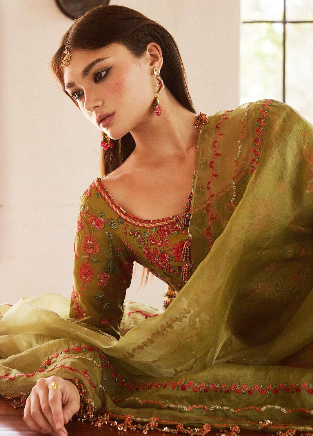 Hussain Rehar Embroidered Lawn Suits Unstitched 3 Piece HRR24EL Sorbet - Luxury Collection