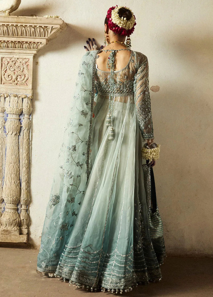 Hussain Rehar Embroidered Organza Suit Unstitched 3 Piece HRR24F Maaiya - Formal Collection
