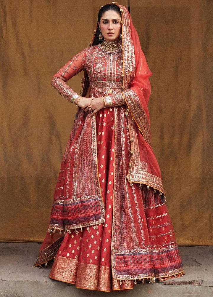 Hussain Rehar Embroidered Organza Suits Unstitched 3 Piece HRR24LF Bulori - Luxury Collection