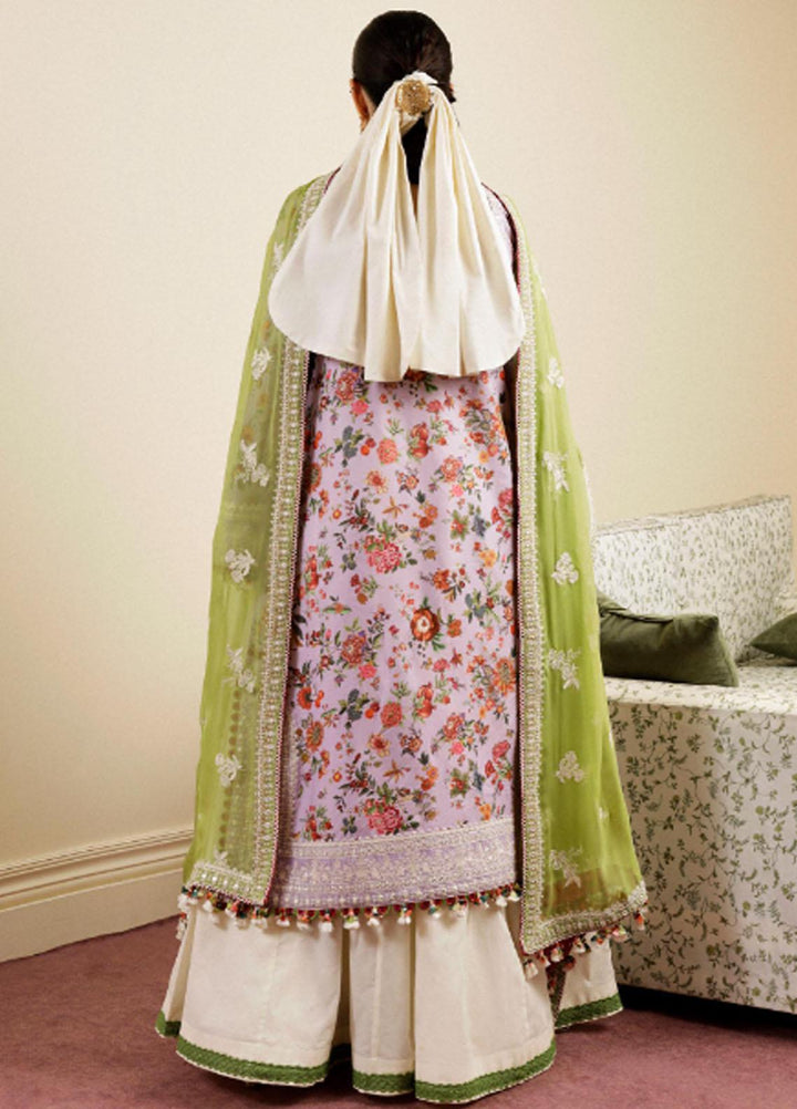 Hussain Rehar Embroidered Lawn Suits Unstitched 3 Piece HRR23FE Lilac - Spring / Summer Collection