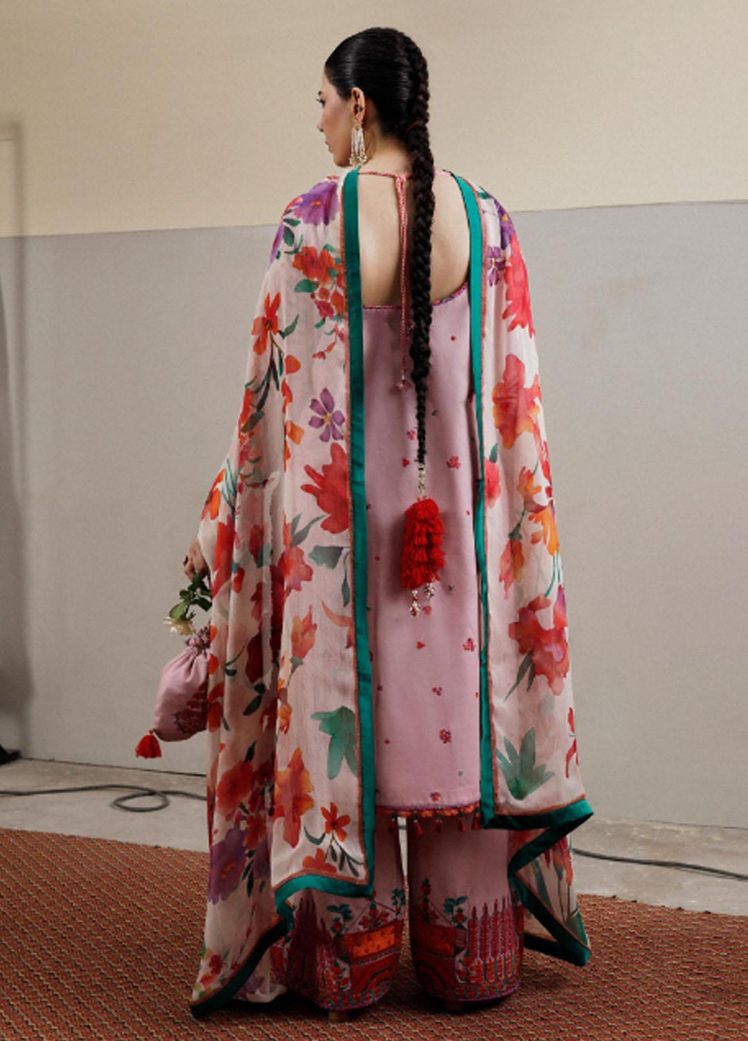 Hussain Rehar Embroidered Lawn Suits Unstitched 3 Piece HRR23FE Paeonia - Spring / Summer Collection