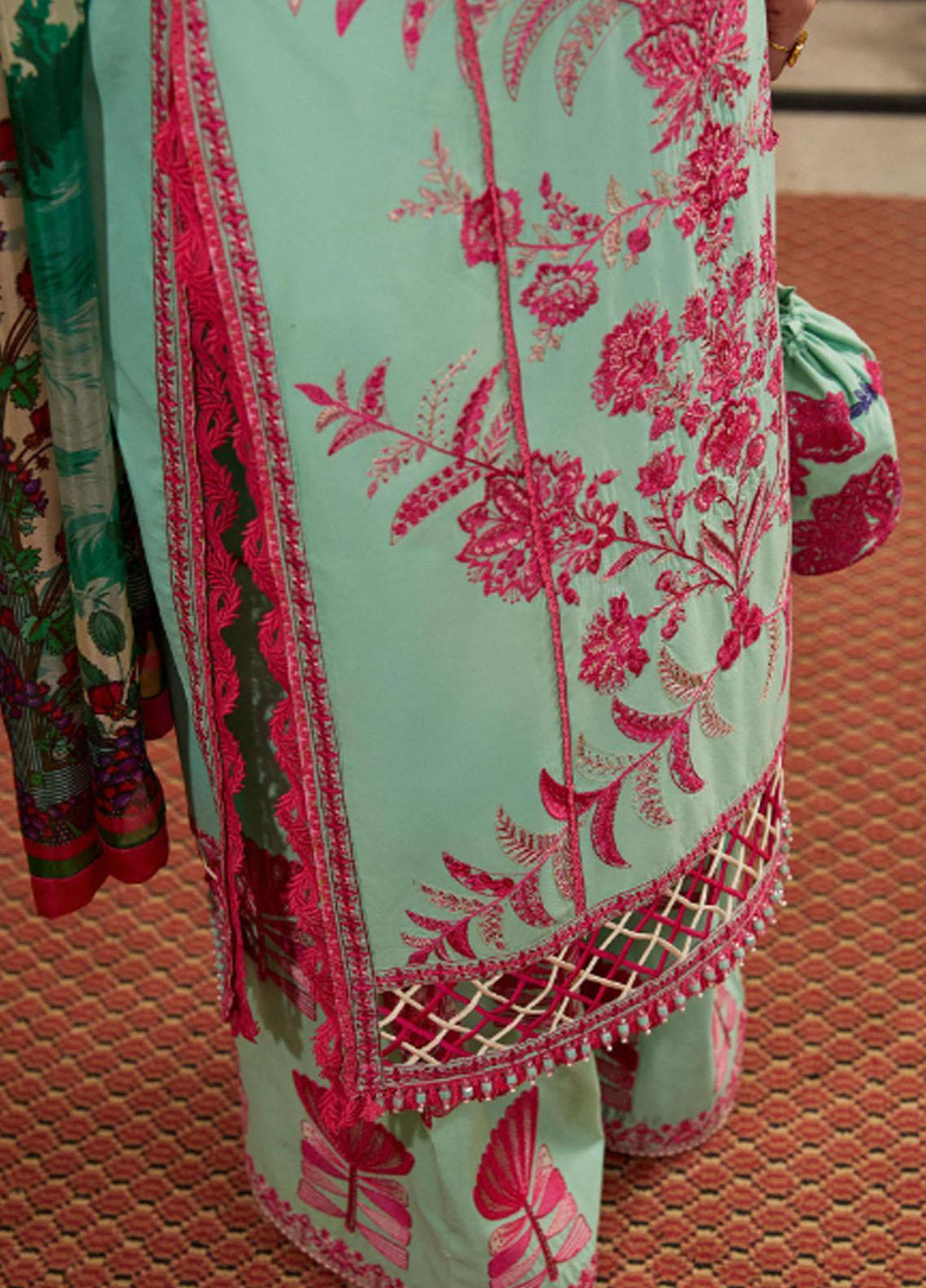 Hussain Rehar Embroidered Lawn Suits Unstitched 3 Piece HRR23FE Fern - Spring / Summer Collection