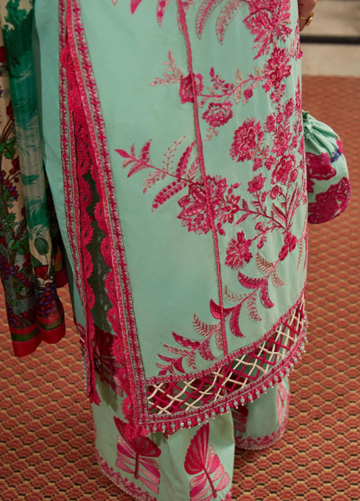 Hussain Rehar Embroidered Lawn Suits Unstitched 3 Piece HRR23FE Fern - Spring / Summer Collection