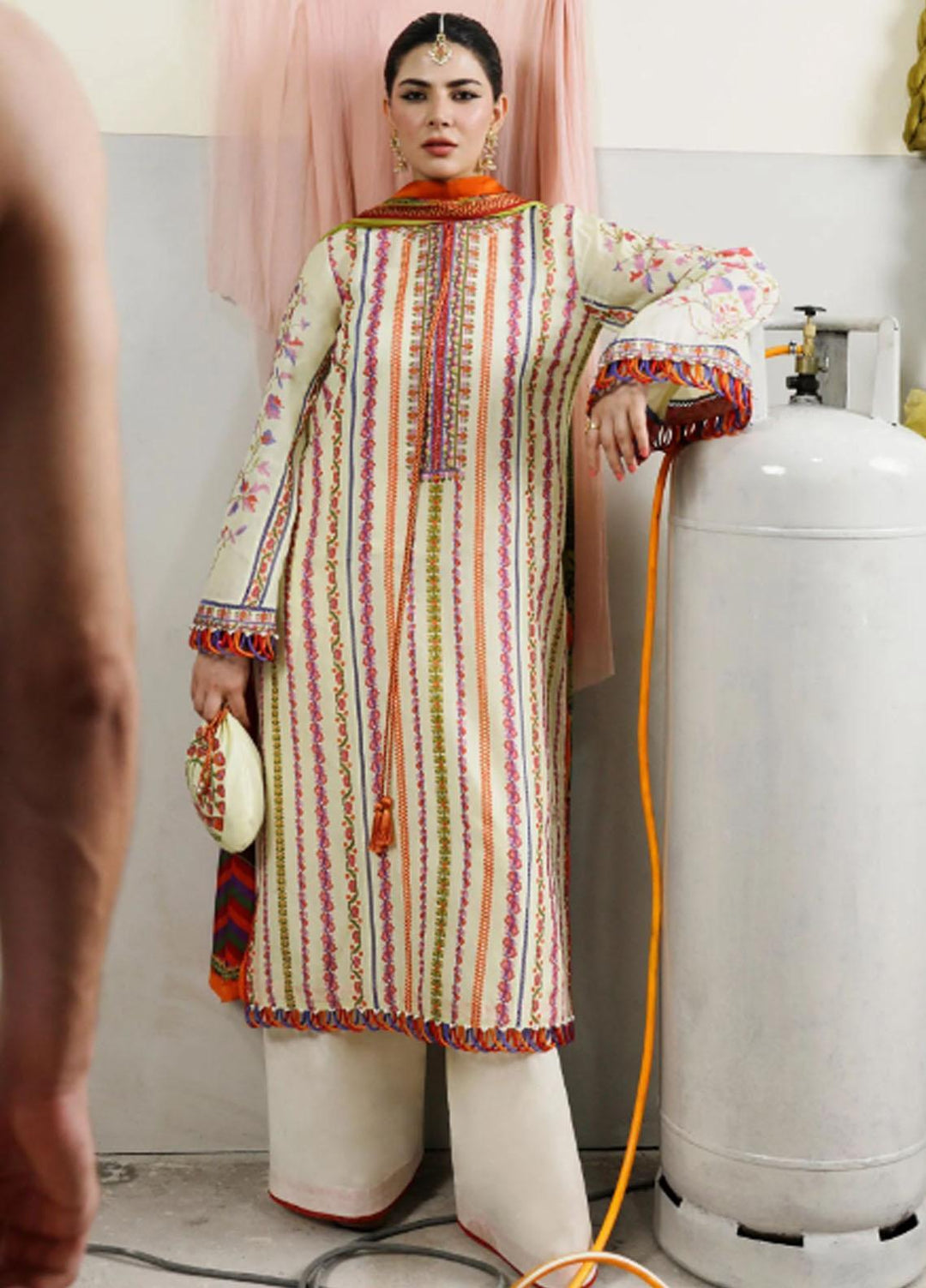 Hussain Rehar Embroidered Lawn Suits Unstitched 3 Piece HRR23FE Haze - Spring / Summer Collection