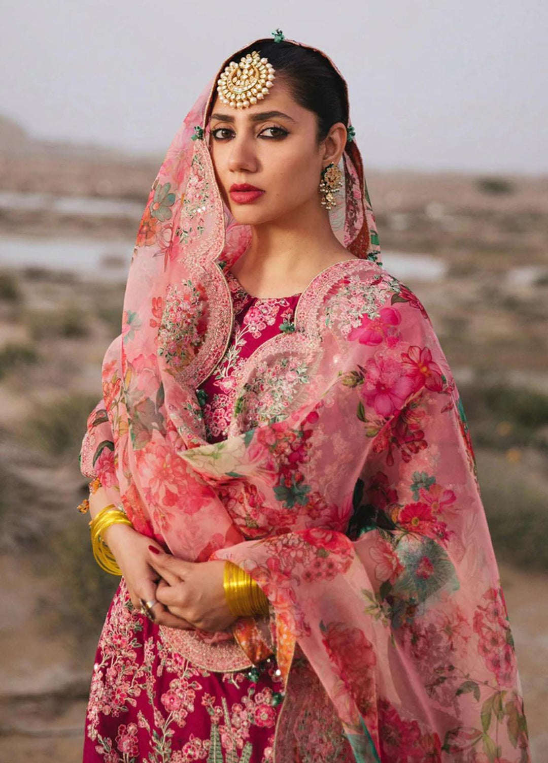 Rahgoli By Hussain Rehar Embroidered Lawn Suits Unstitched 3 Piece HRR22R Ahten - Spring / Summer Collection