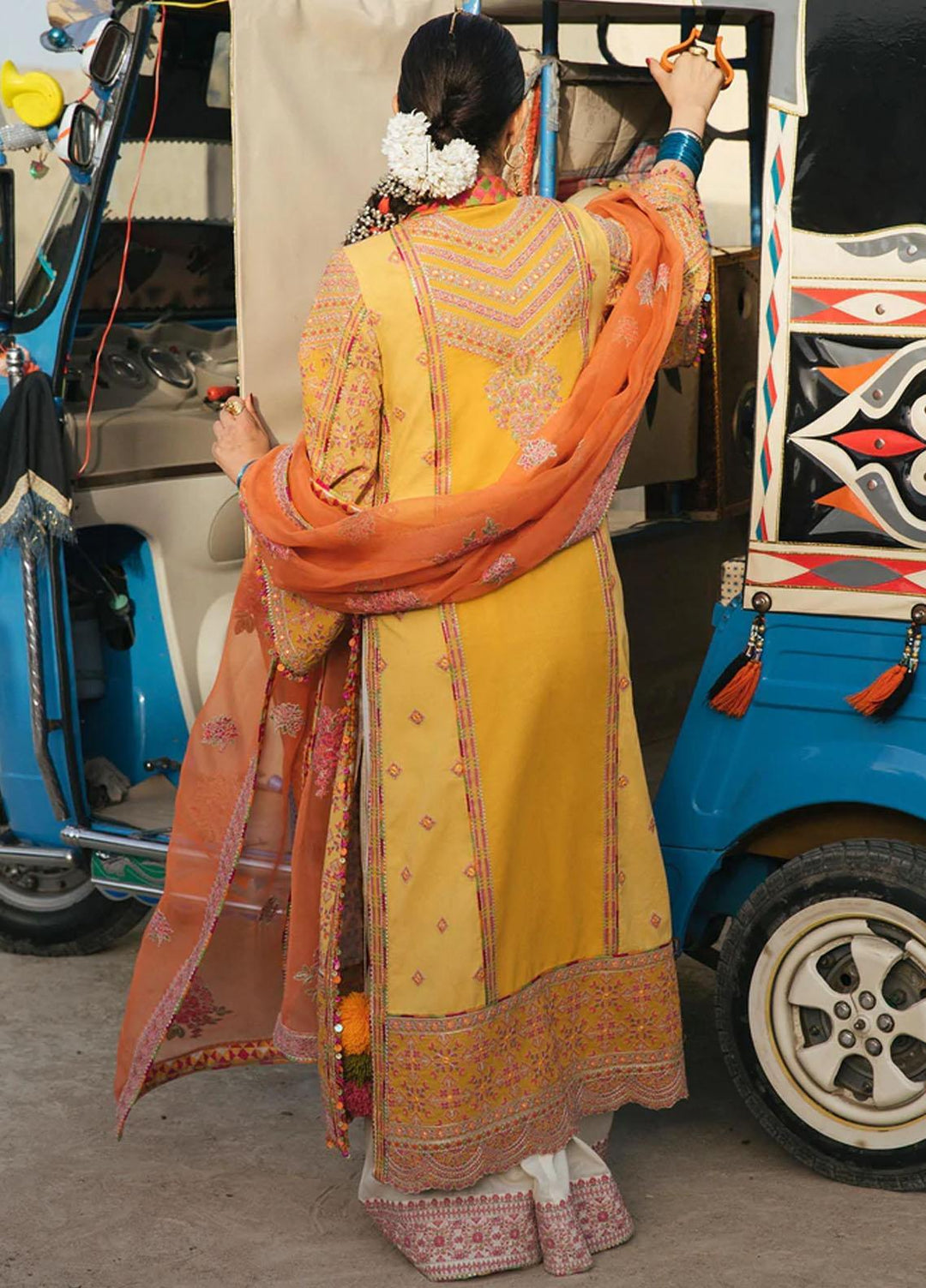 Rahgoli By Hussain Rehar Embroidered Lawn Suits Unstitched 3 Piece HRR22R Shadeh - Spring / Summer Collection