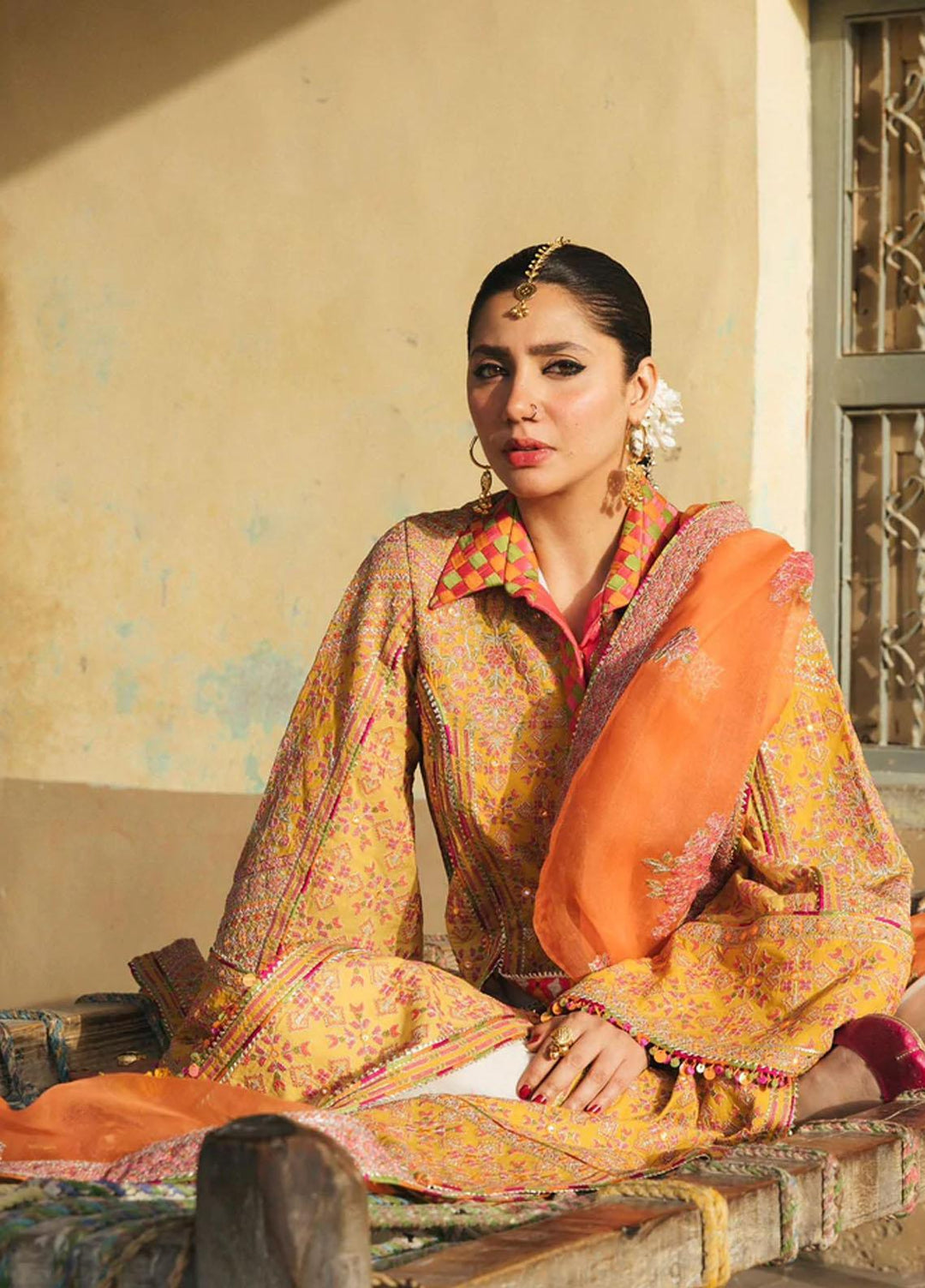 Rahgoli By Hussain Rehar Embroidered Lawn Suits Unstitched 3 Piece HRR22R Shadeh - Spring / Summer Collection
