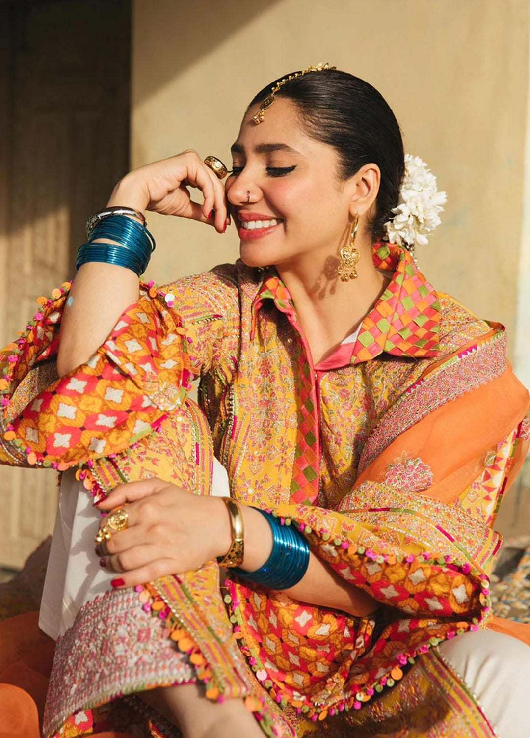 Rahgoli By Hussain Rehar Embroidered Lawn Suits Unstitched 3 Piece HRR22R Shadeh - Spring / Summer Collection