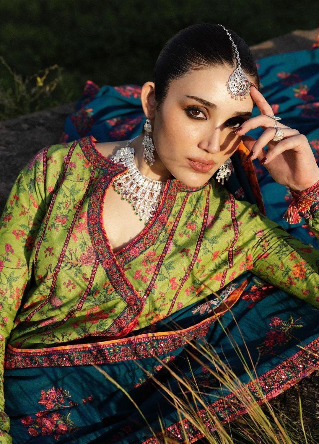 Hussain Rehar Embroidered Karandi Suits Unstitched 3 Piece HRR23KW Corral - Winter Collection