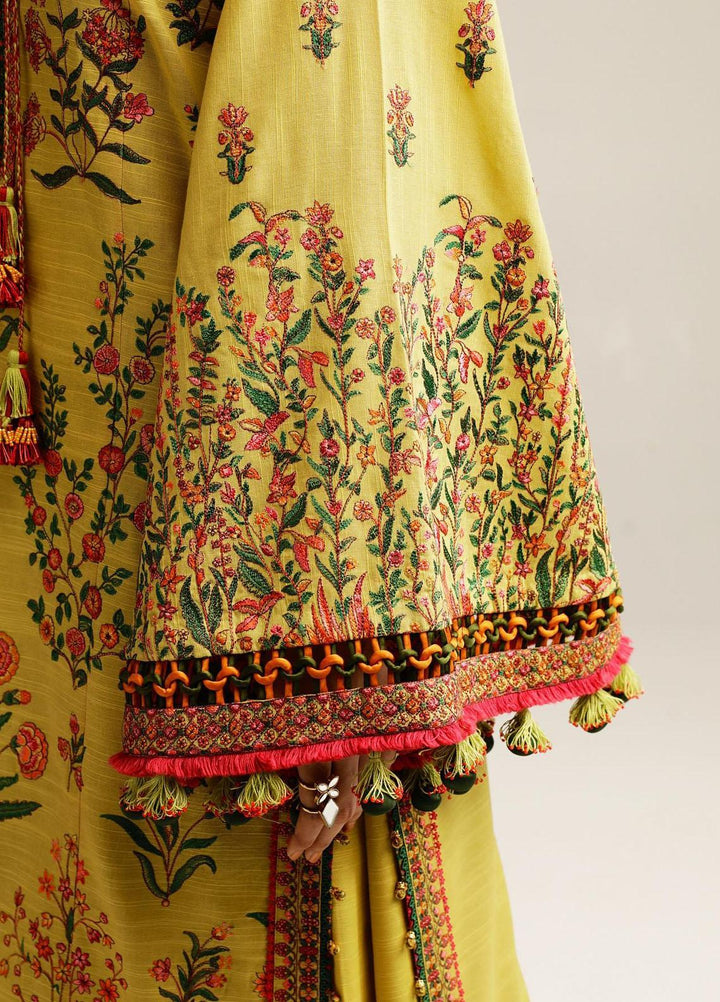 Hussain Rehar Embroidered Khaddar Suits Unstitched 3 Piece HRR23WU Ember - Winter Collection