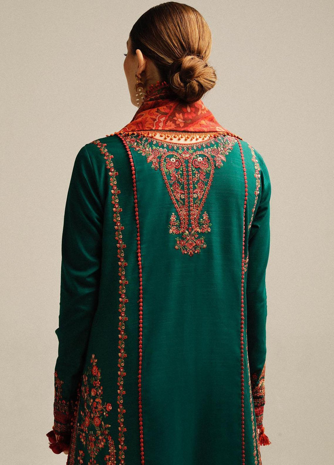 Hussain Rehar Embroidered Khaddar Suits Unstitched 3 Piece HRR23WU Marjaan - Winter Collection