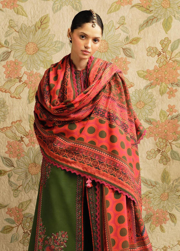 Hussain Rehar Embroidered Khaddar Suits Unstitched 3 Piece HRR23WU Taal - Winter Collection