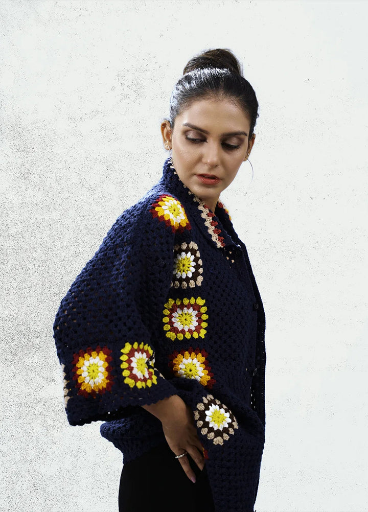 Hypnotic Unisex Crotchet Shirt Cosmic