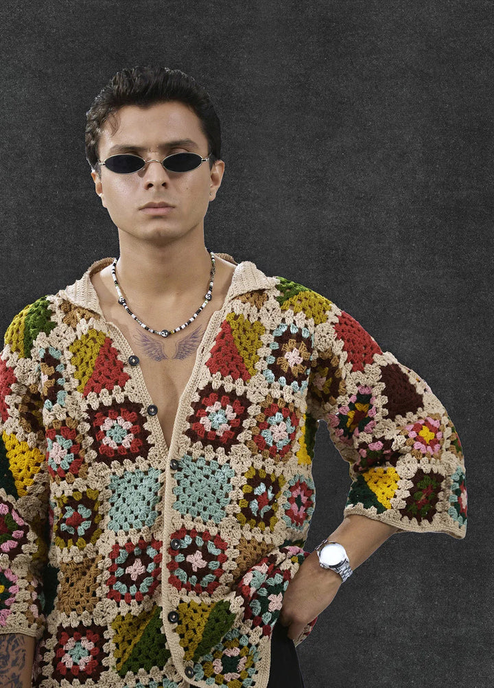 Hypnotic Unisex Crotchet Shirt Trance Dance